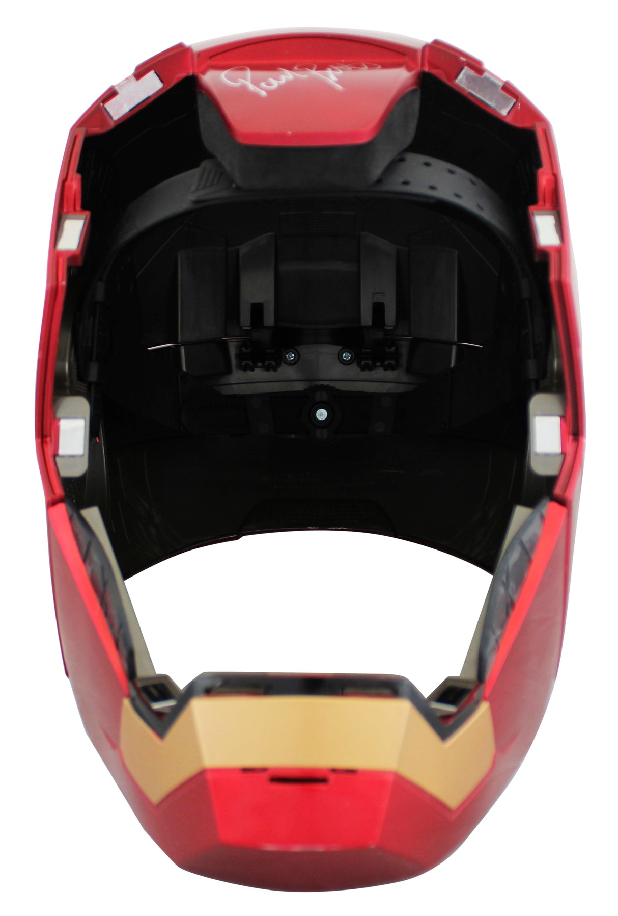 The Avengers (5) Lee, Jackson, Rudd +2 Signed Iron Man F/S Helmet BAS #AE64811