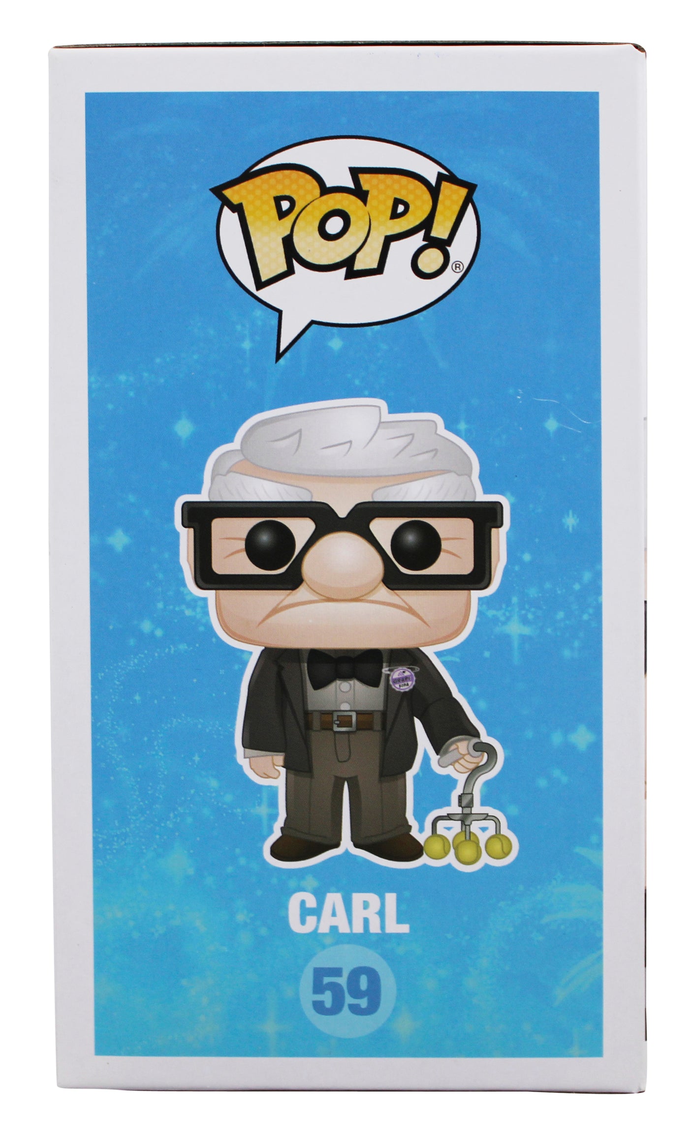 Ed Asner Up Authentic Signed Carl #59 Funko Pop Vinyl Figure JSA #SS13310