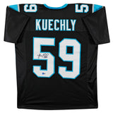 Luke Kuechly Authentic Signed Black Pro Style Jersey Autographed BAS Witnessed