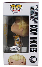 WWE Cody Rhodes Authentic Signed #198 Funko Pop Vinyl Figure JSA #CM04427