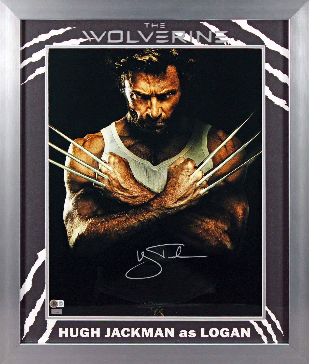 Hugh Jackman X-Men Wolverine Authentic Signed 16x20 Framed Photo BAS