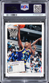 Larry Bird & Magic Johnson Signed 1992 UD #SP1 Card Mint 9! Auto 10! PSA Slabbed