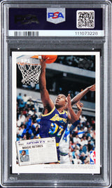 Larry Bird & Magic Johnson Signed 1992 Upper Deck #SP1 Card Auto 9! PSA/DNA Slab