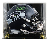 Seahawks Earl Thomas Signed Full Size Speed Rep Helmet W/ Case JSA Witness
