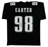 Jalen Carter Authentic Signed Black Pro Style Jersey Autographed JSA Witnessed