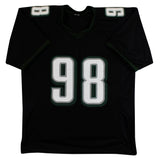 Jalen Carter Authentic Signed Black Pro Style Jersey Autographed JSA Witnessed