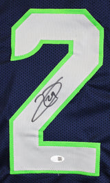 Earl Thomas Authentic Signed Navy Pro Style Jersey Autographed JSA Witness