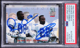 Emmitt Smith & Michael Irvin Signed 1992 Pro Set Power #5 Card Auto 10! PSA Slab