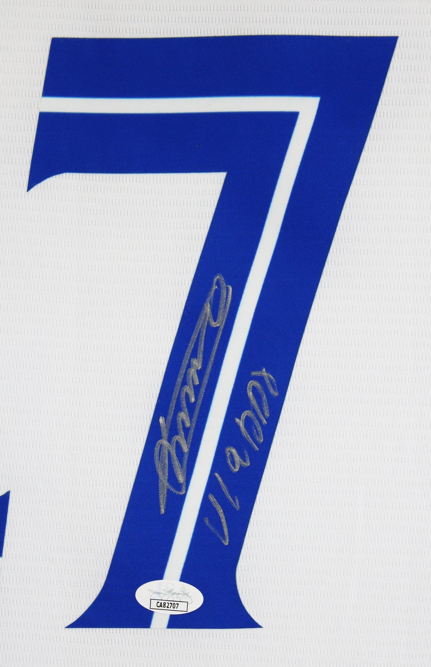 Vladimir Guerrero Jr. "Vladdy" Authentic Signed White Pro Style Jersey JSA