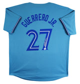 Vladimir Guerrero Jr. Authentic Signed Blue Pro Style Jersey Autographed JSA