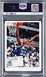 Larry Bird & Magic Johnson Signed 1992 Upper Deck #SP1 Card 9! Auto 10! PSA Slab