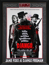 Jamie Foxx Django Unchained Signed & Framed 27x40 Movie Poster BAS #BQ98525