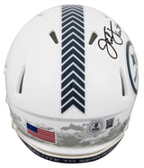 Steelers Jack Lambert Signed STS III Speed Mini Helmet W/ Case BAS Witnessed
