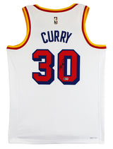 Warriors Stephen Curry Signed White Nike 2024 Classic Ed. Swingman Jersey BAS