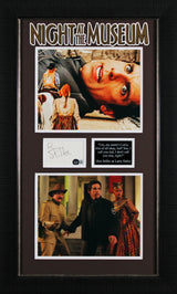 Ben Stiller Night at the Museum Signed Index Card Framed Display BAS #BL98100