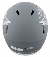 Eagles A.J. Brown Authentic Signed Slate Full Size Speed Rep Helmet BAS Witness