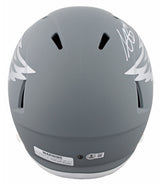 Eagles A.J. Brown Authentic Signed Slate Full Size Speed Rep Helmet BAS Witness