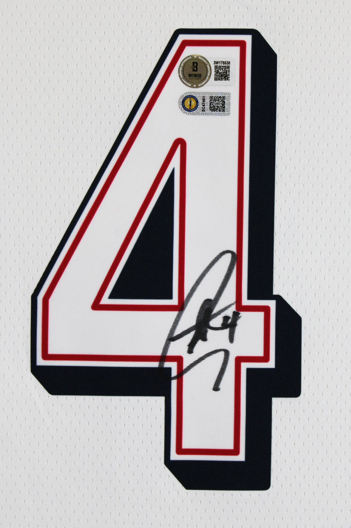 Warriors Stephen Curry Authentic Signed Team USA White Nike Swingman Jersey BAS