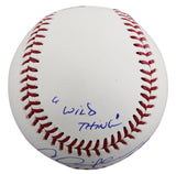 Charlie Sheen Major League "Wild Thing" Signed Baseball W/ Case BAS Witnessed