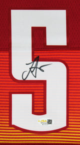Nikola Jokic Authentic Signed Red City Edition Pro Style Jersey Autographed JSA