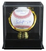 Charlie Sheen Major League "Wild Thing" Signed Baseball W/ Case BAS Witnessed