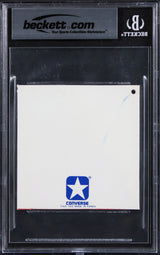 Larry Bird & Magic Johnson Signed Converse Weapon Shoe Tag Auto 10! BAS Slab 2