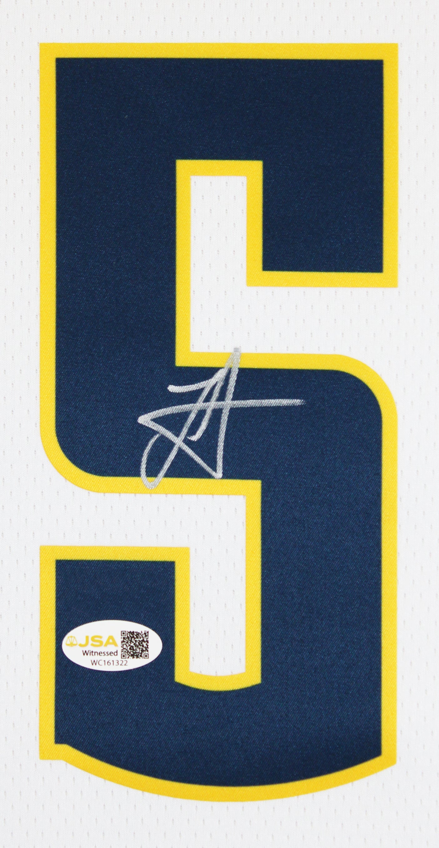 Nikola Jokic Authentic Signed White Pro Style Jersey Autographed JSA 3