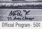 Magic Johnson Signed 1977 Michigan High School Championships Program BAS Wit 2
