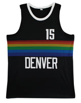 Nikola Jokic Authentic Signed Black Throwback Pro Style Jersey Autographed JSA