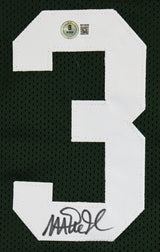 Michigan State Magic Johnson Authentic Signed Green Jersey BAS Witnessed 4