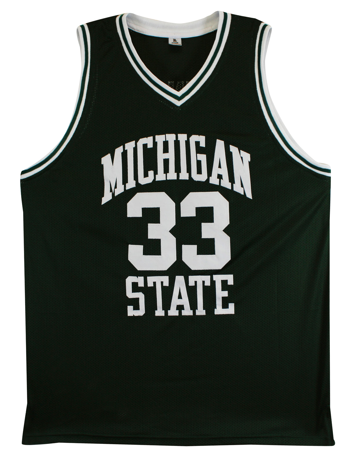 Michigan State Magic Johnson Authentic Signed Green Jersey BAS Witnessed 4