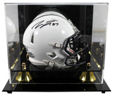 Penn State Pat Freiermuth Authentic Signed Speed Mini Helmet W/ Case BAS Witness