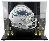Eagles A.J. Brown Signed STS III Speed Mini Helmet W/ Case BAS Witnessed