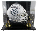 Steelers Jack Lambert Signed STS III Speed Mini Helmet W/ Case BAS Witnessed