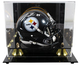 Steelers Pat Freiermuth Signed Speed Mini Helmet W/ Case W/ Silver Sig BAS Wit