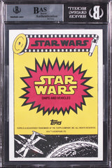 Paul Huston & Yanick Dusseault Signed Star Wars FA Trailer OS #31 Card BAS Slab