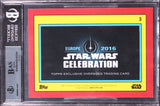 Larry Holt & Billy Horrigan Signed 2016 Star Wars Celebration #3 Card BAS Slab