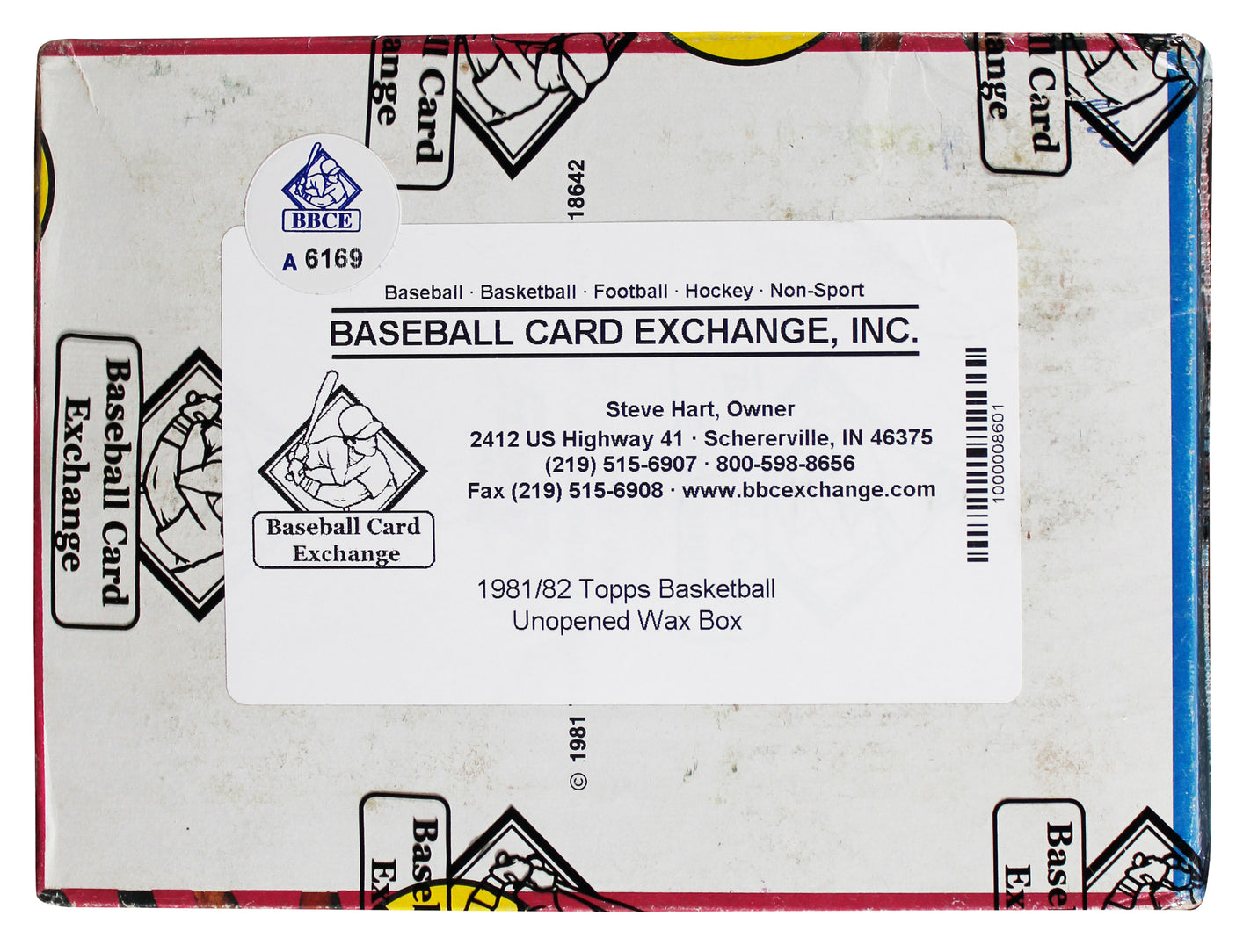 1981 Topps Basketball (West) Wax Box With 36 Unopened Packs