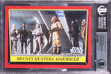 Star Wars (5) Bulloch, Harris, +3 Signed 2016 Star Wars EU OS #4 Card BAS Slab