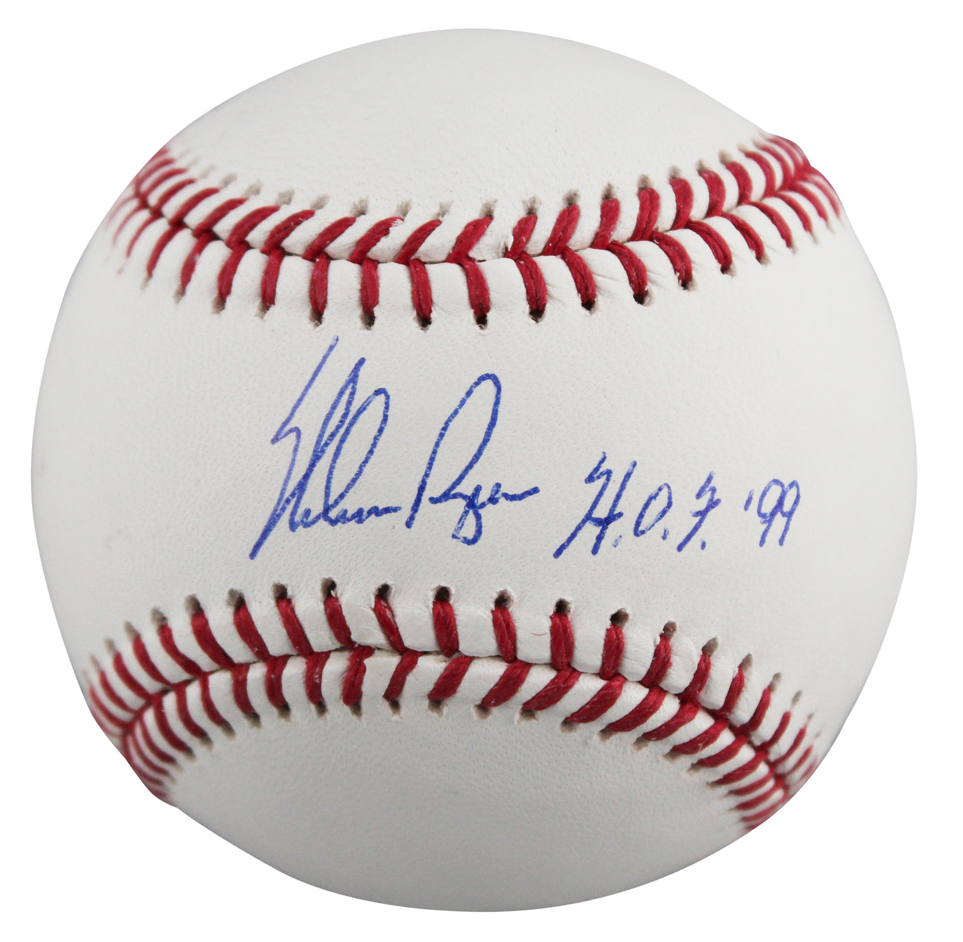Rangers Nolan Ryan "HOF 99" Authentic Signed Manfred Oml Baseball W/ Case BAS