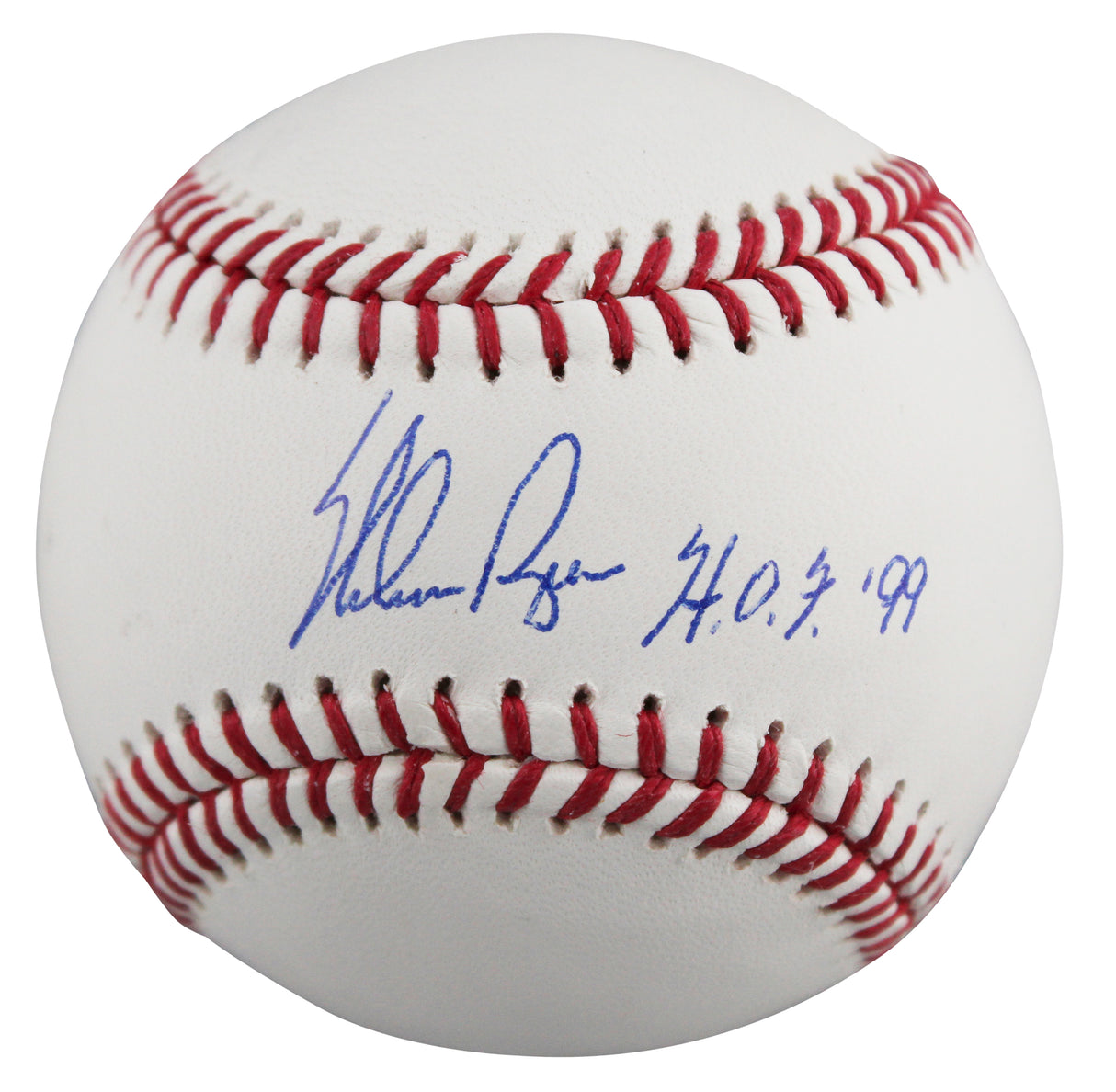 Rangers Nolan Ryan "HOF 99" Authentic Signed Manfred Oml Baseball W/ Case BAS