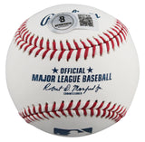 Rangers Nolan Ryan "HOF 99" Authentic Signed Robert Manfred Oml Baseball BAS