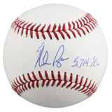 Rangers Nolan Ryan "5714 K's" Authentic Signed Manfred Oml Baseball W/ Case BAS