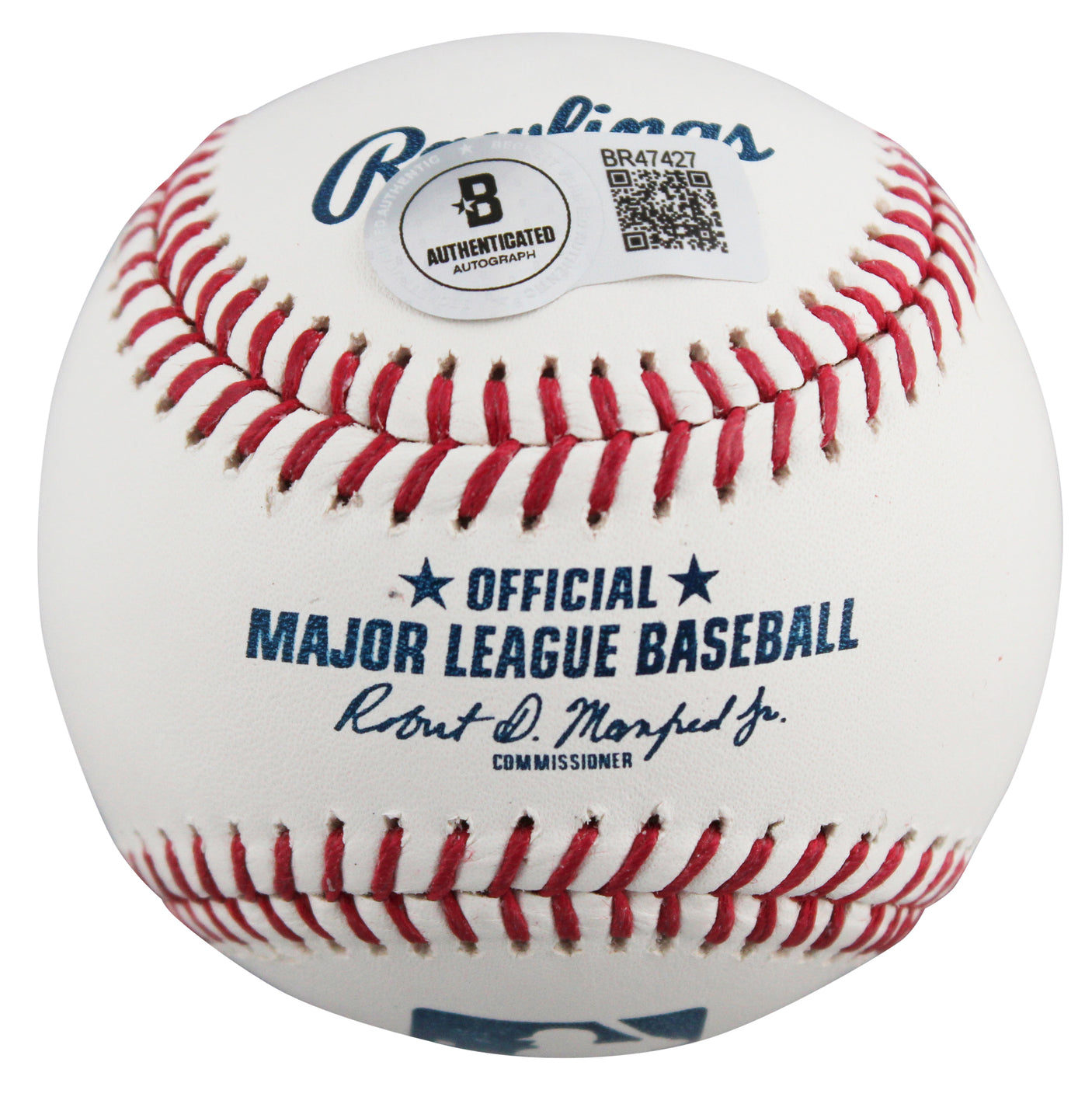 Rangers Nolan Ryan "5714 K's" Authentic Signed Manfred Oml Baseball W/ Case BAS