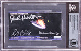 Star Wars (3) Huston, Bailey +1 Signed 1995 ESB WV #75 Card Auto 10! BAS Slabbed