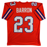 Jahdae Barron Authentic Signed Orange Pro Style Jersey Autographed BAS Witnessed