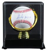 Rangers Nolan Ryan "HOF 99" Authentic Signed Manfred Oml Baseball W/ Case BAS