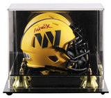 Commanders Magic Johnson Signed Rave Speed Mini Helmet W/ Case BAS Witnessed
