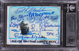 Star Wars (14) Archer, Hargreaves +12 Signed 1980 SW ESB #245 Card BAS Slabbed