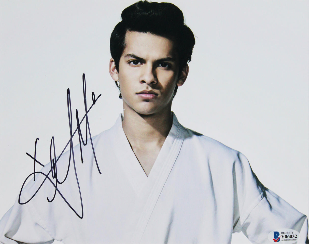 Xolo Mariduena Cobra Kai Authentic Signed 8x10 Framed Photo BAS #Y06032